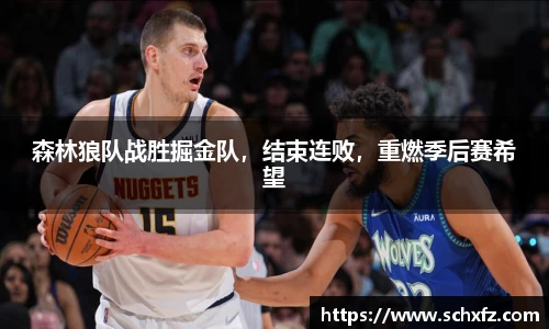 森林狼队战胜掘金队，结束连败，重燃季后赛希望