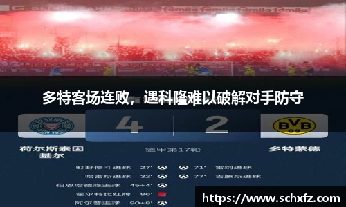 多特客场连败，遇科隆难以破解对手防守