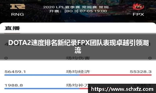 DOTA2速度排名新纪录FPX团队表现卓越引领潮流