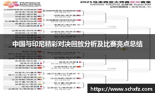 中国与印尼精彩对决回放分析及比赛亮点总结