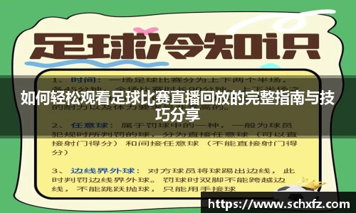 如何轻松观看足球比赛直播回放的完整指南与技巧分享