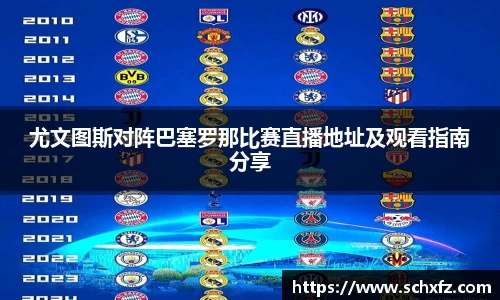 尤文图斯对阵巴塞罗那比赛直播地址及观看指南分享